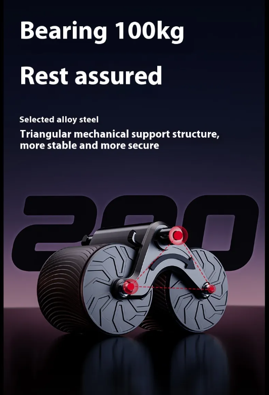 Auto-Rebound Ab Wheel Roller